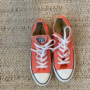 Converse Chuck Taylor All Star Canvas Sneakers Unisex Low Top Orange-Pink